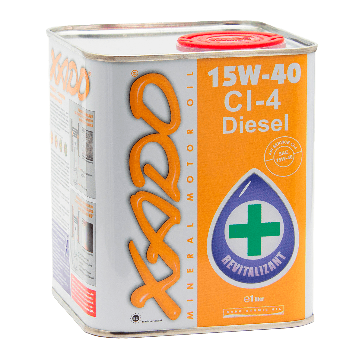 Моторное масло Xado Atomic Oil Diesel CI-4 15W-40, 1л (Xado: XA20114)